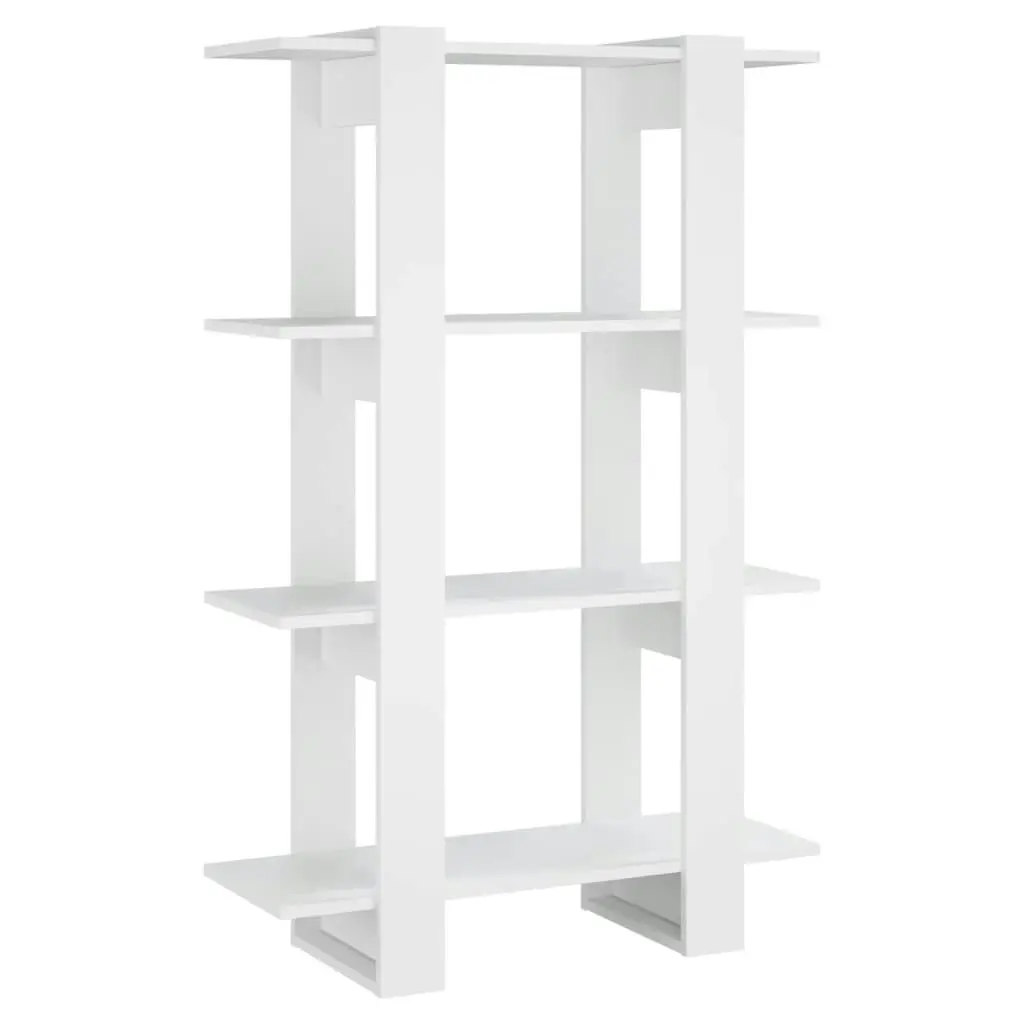 Book Cabinet/Room Divider White 80x30x123.5 cm 811574