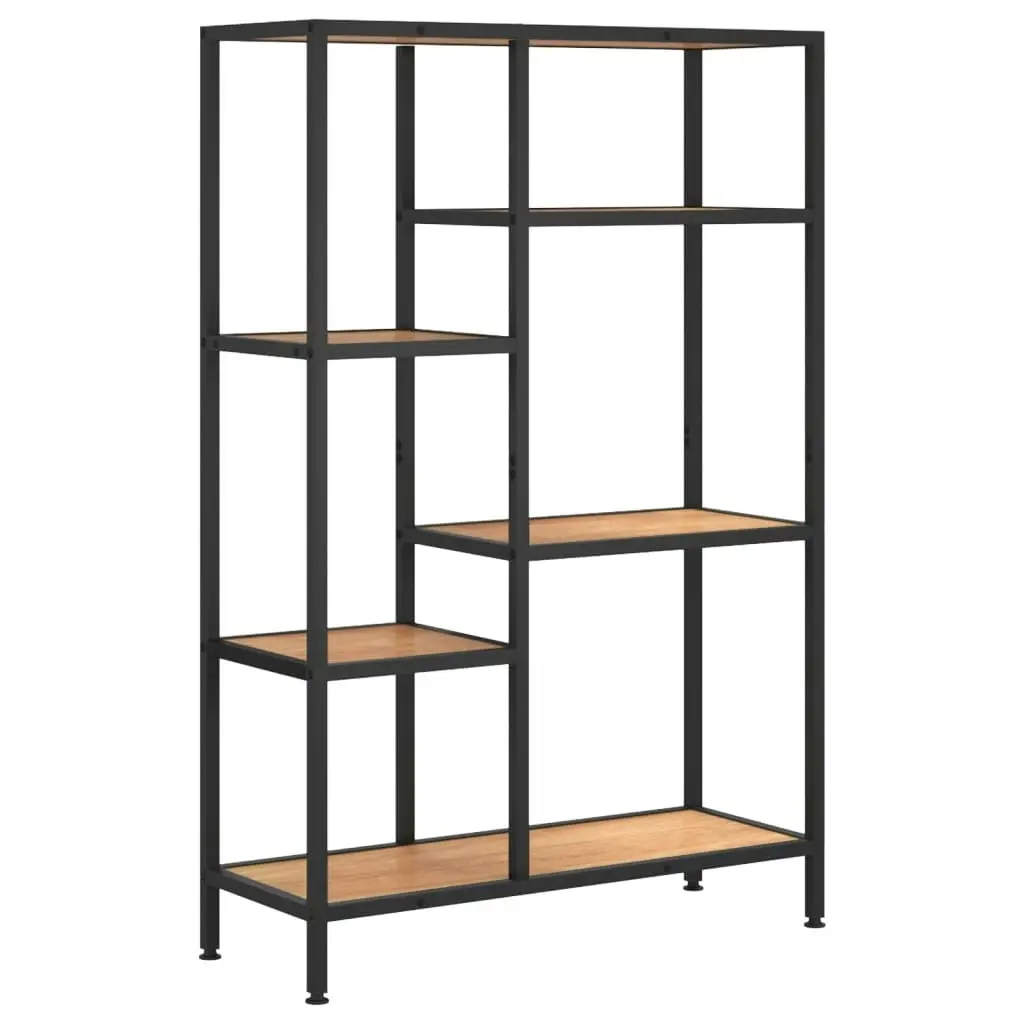 Book Shelf 80x30x120 cm Steel and Engineered Wood 336357