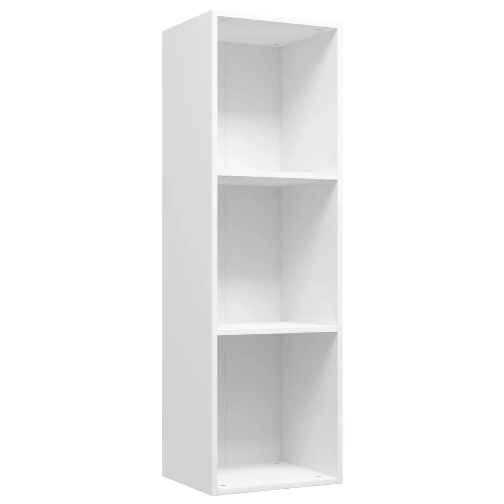 Book Cabinet/TV Cabinet White 36x30x114 cm Engineered Wood 800135