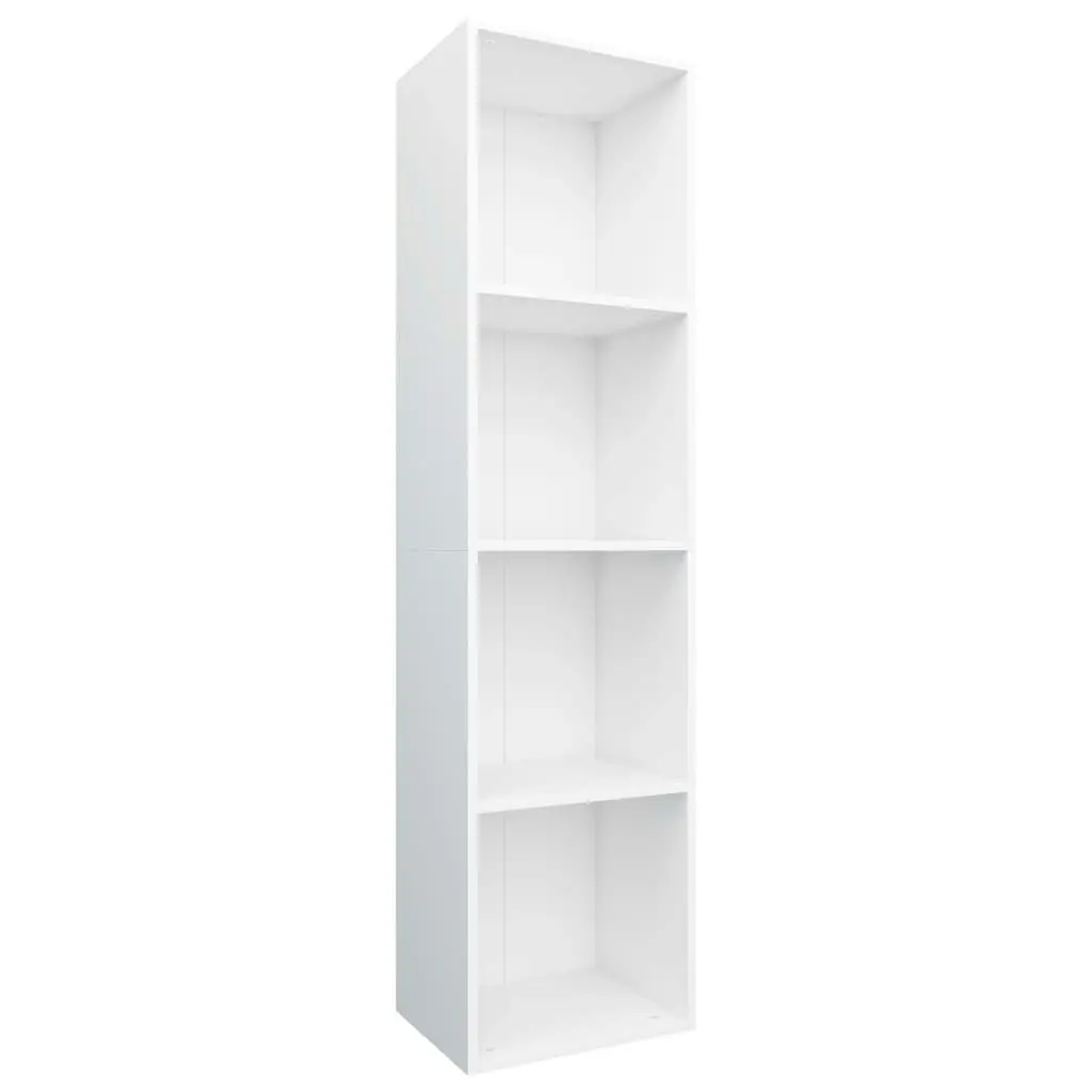 Book Cabinet/TV Cabinet White 36x30x143 cm Engineered Wood 800144