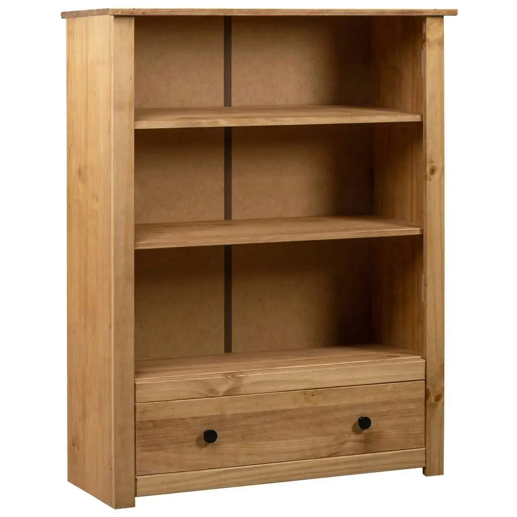 Bookcase 80x35x110 cm Solid Pine Wood Panama Range 282667