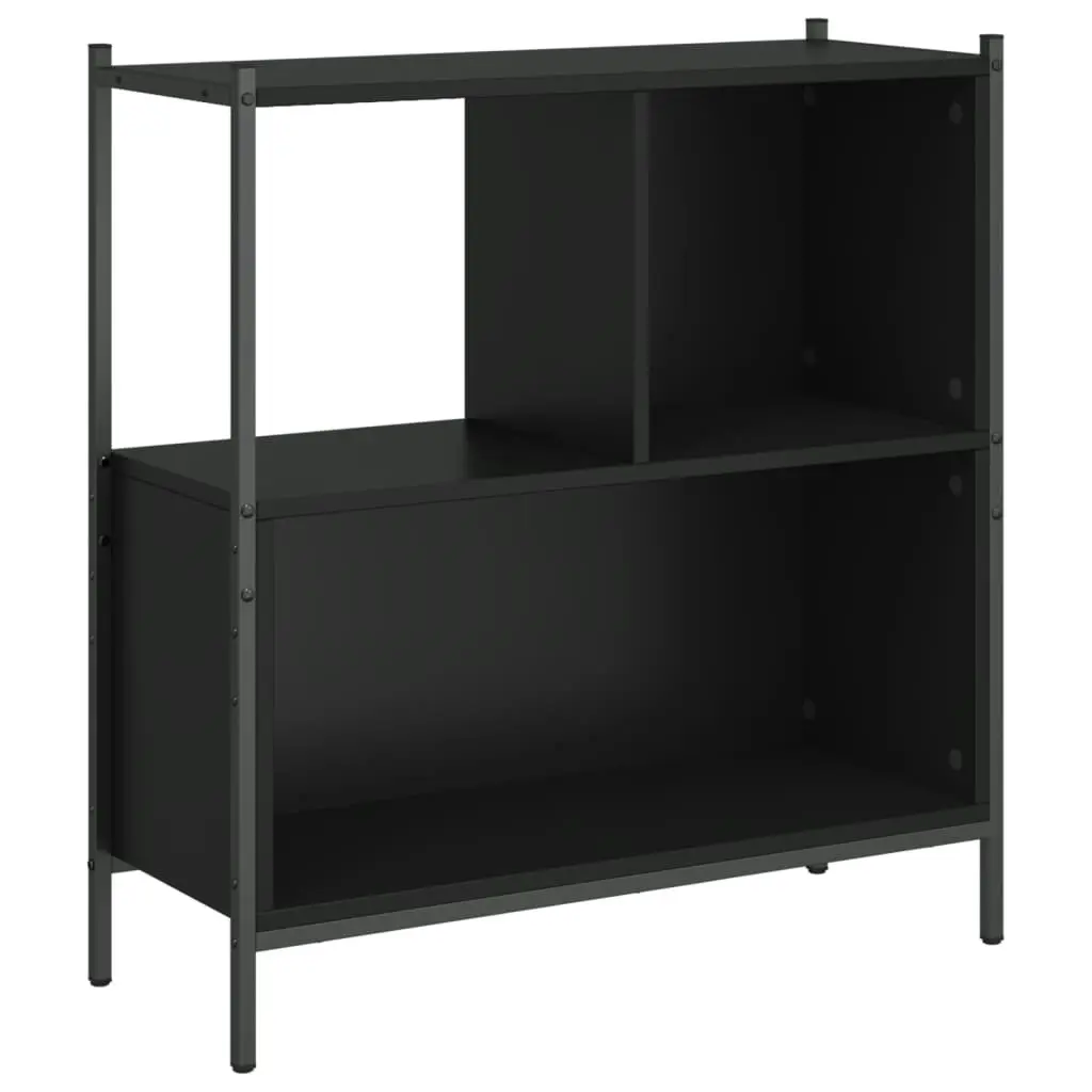 Bookcase Black 72x28x77.5 cm Engineered Wood 838878