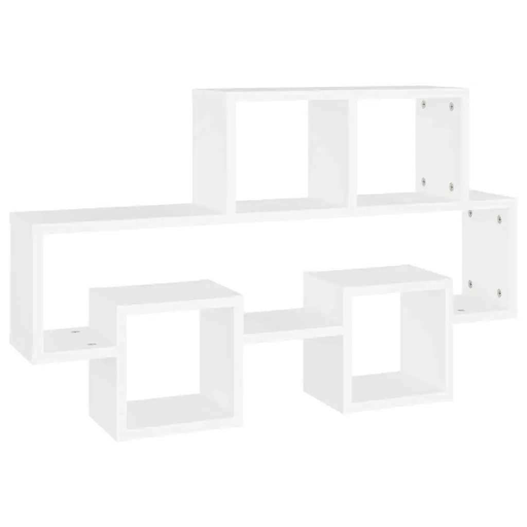 Car-shaped Wall Shelf White 82x15x51 cm Engineered Wood 807250