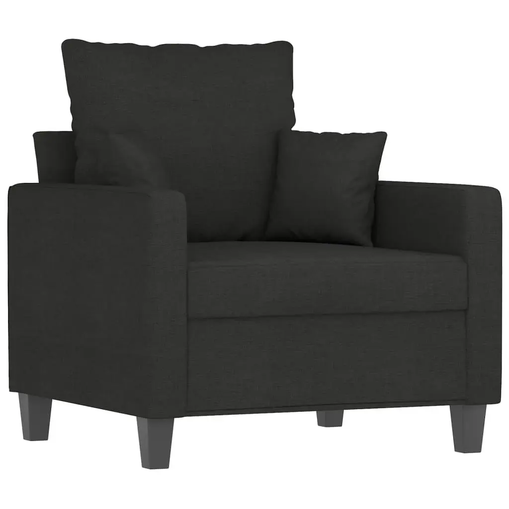 Sofa Chair Black 60 cm Fabric 359255