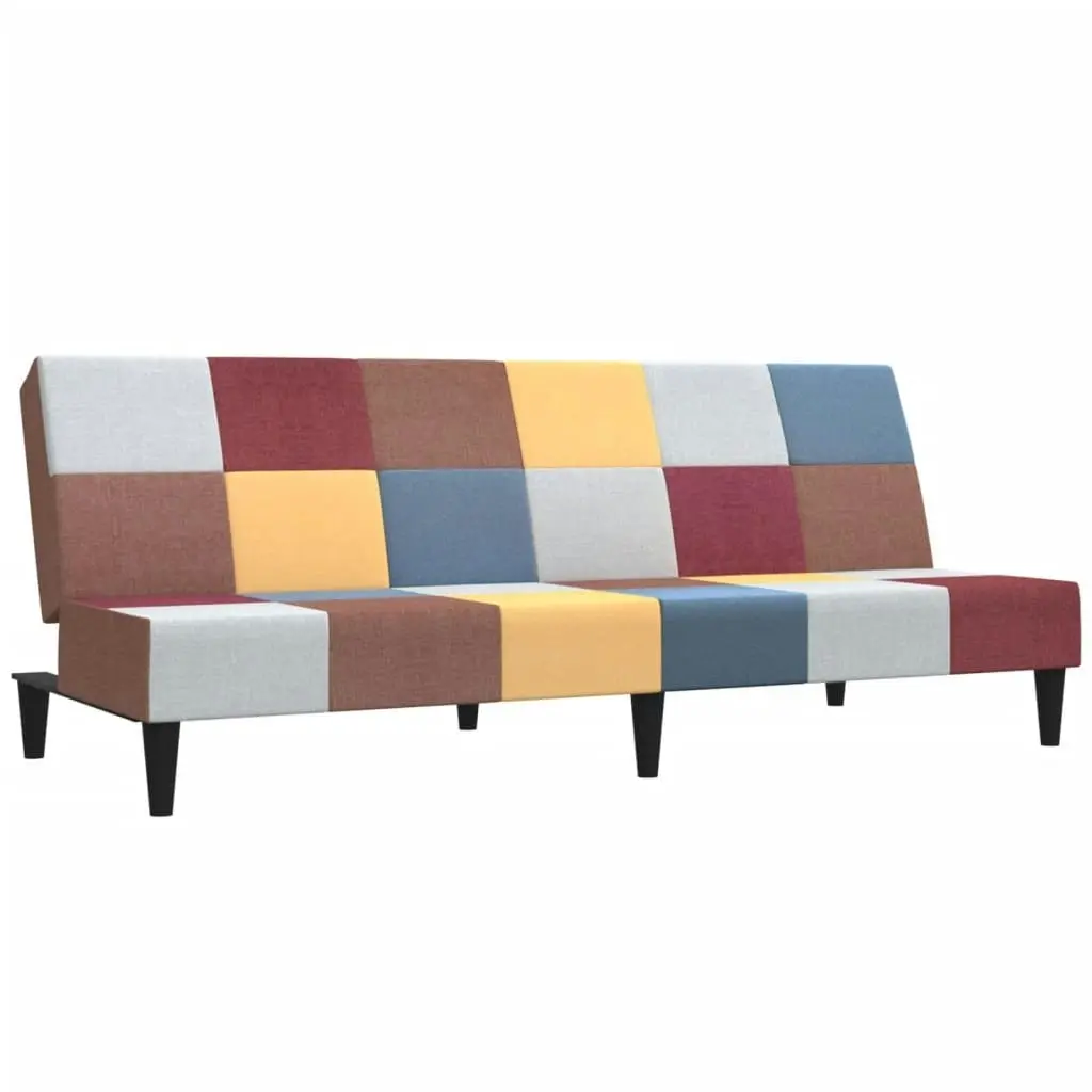 2-Seater Sofa Bed Fabric 375824