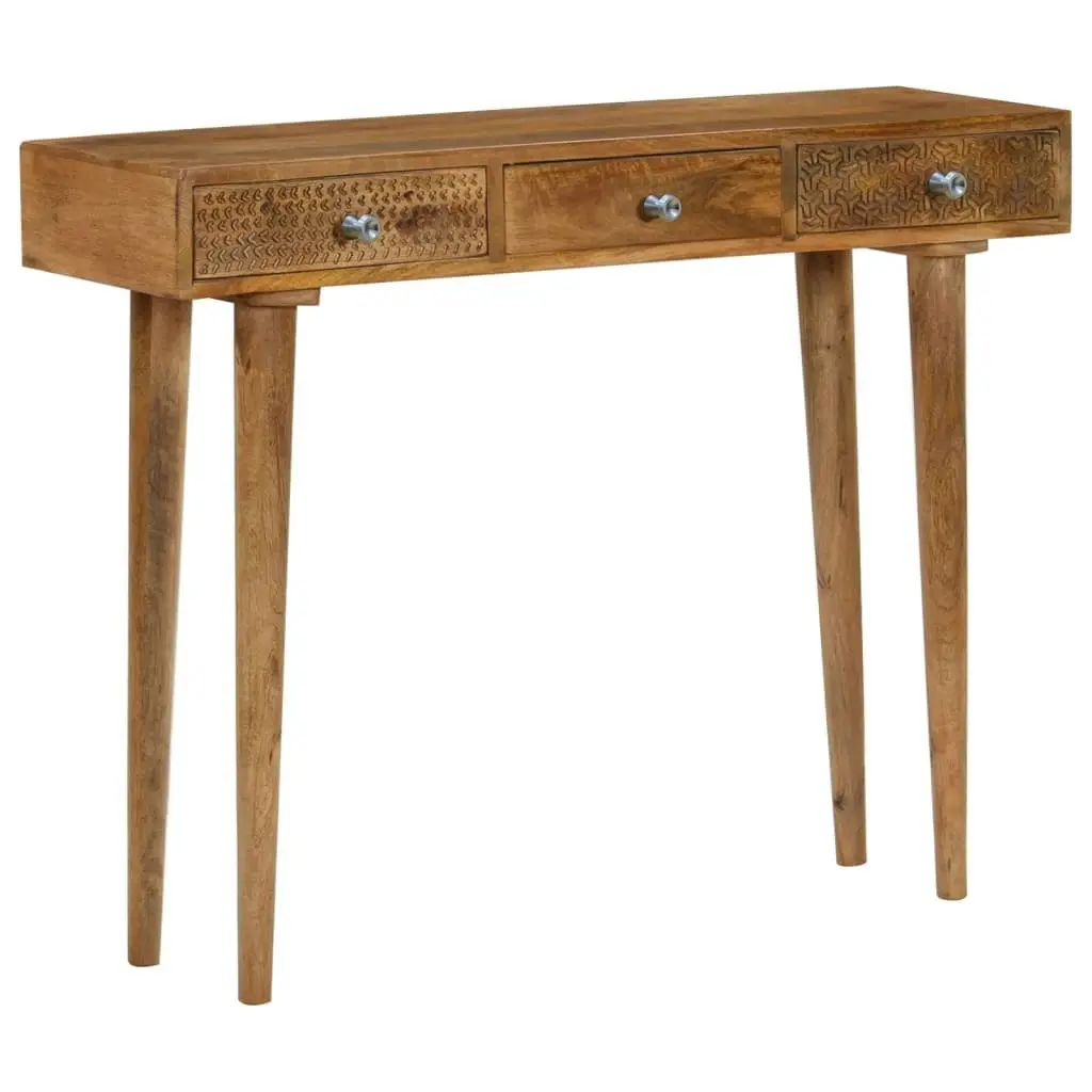 Console Table Solid Mango Wood 102x30x79 cm 246976