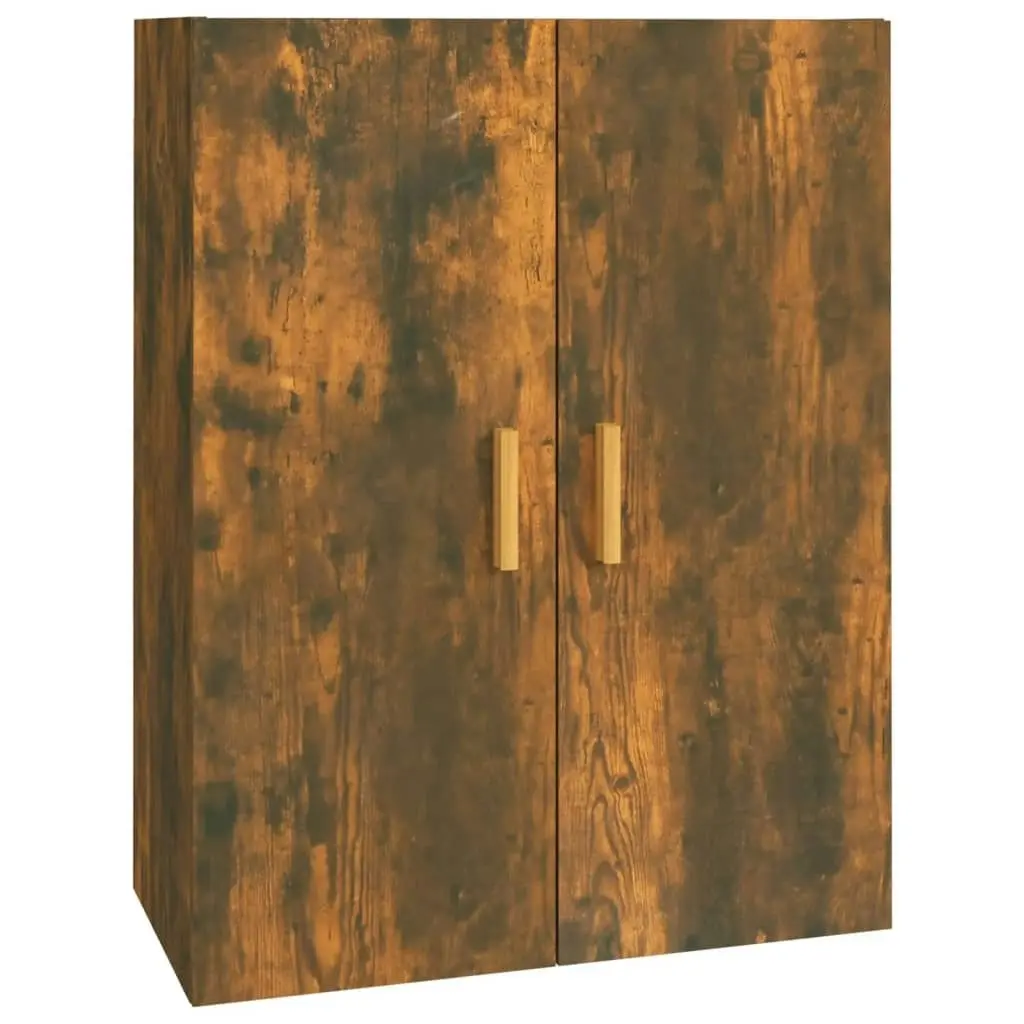 Hanging Wall Cabinet Smoked Oak 69.5x34x90 cm 817381