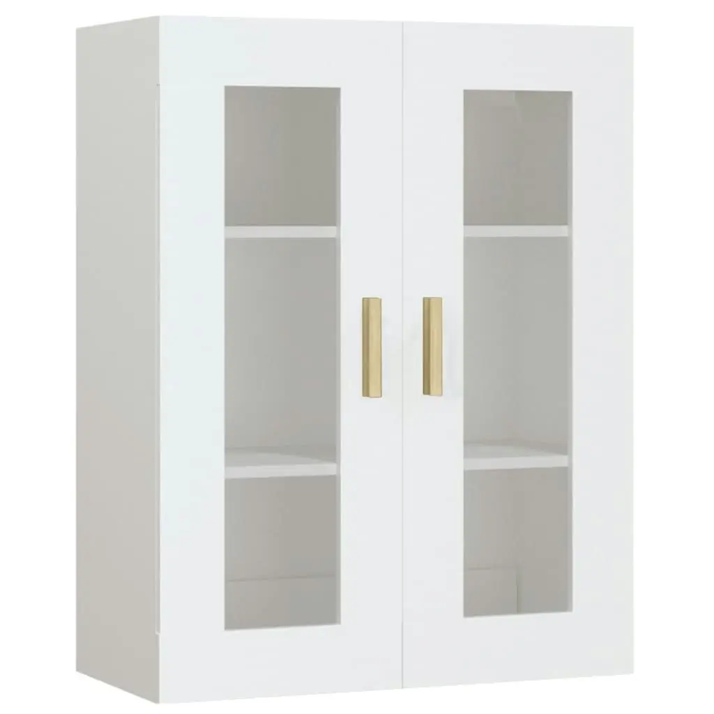 Hanging Wall Cabinet White 69.5x34x90 cm 812276