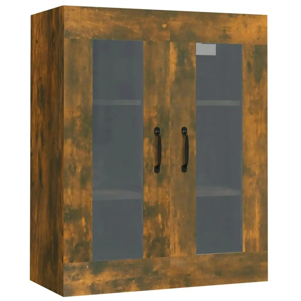 Hanging Wall Cabinet Smoked Oak 69.5x34x90 cm 817390