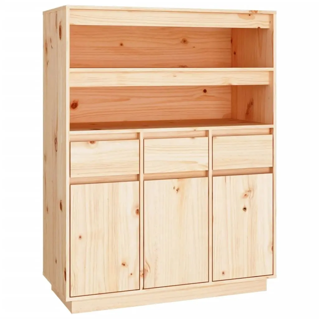 Highboard 89x40x116.5 cm Solid Wood Pine 818215