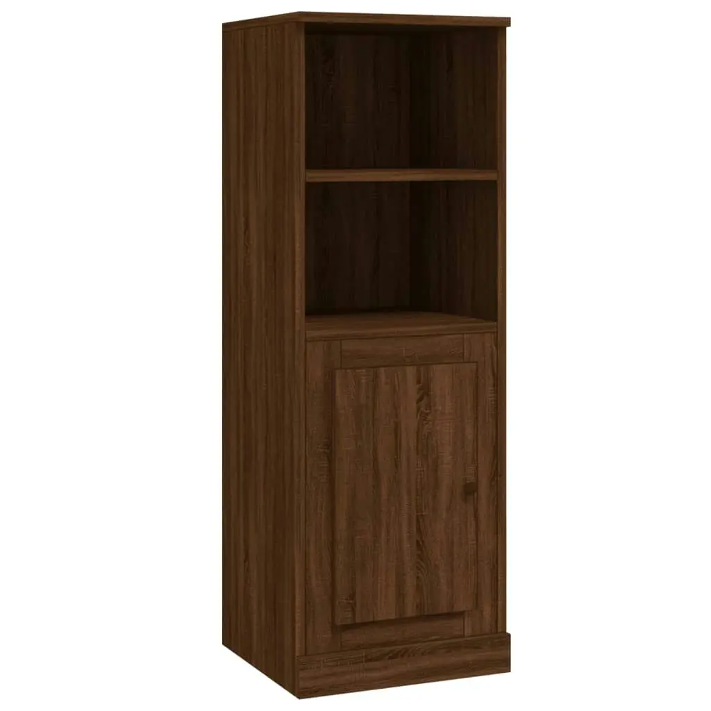 Highboard Brown Oak 36x35.5x103.5 cm Engineered Wood 816327