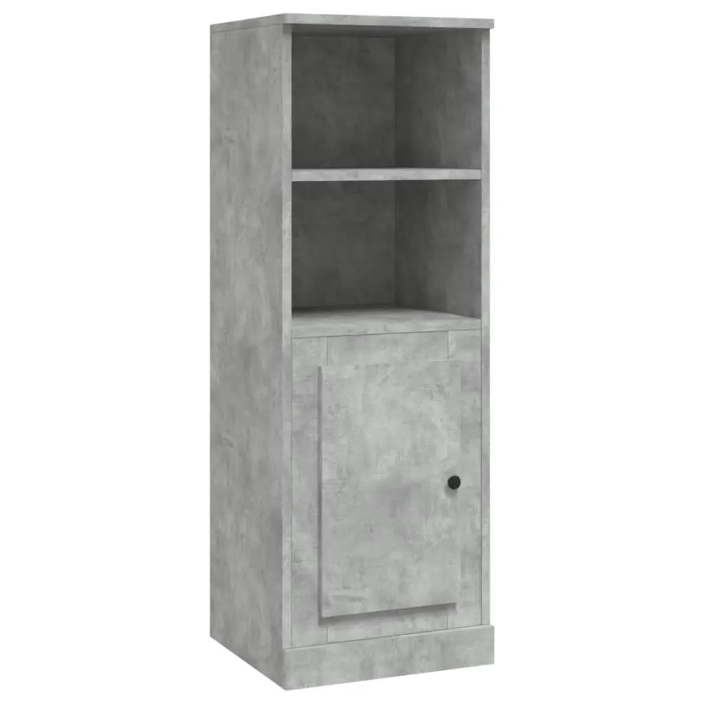 Highboard Concrete Grey 36x35.5x103.5 cm Engineered Wood 816324