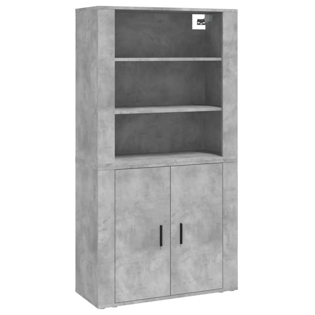 Highboard Concrete Grey Engineered Wood 3185363