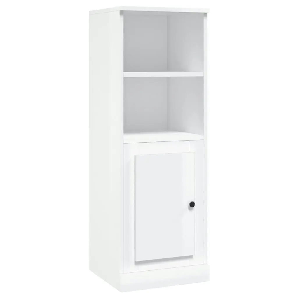 Highboard High Gloss White 36x35.5x103.5 cm Engineered Wood 816322