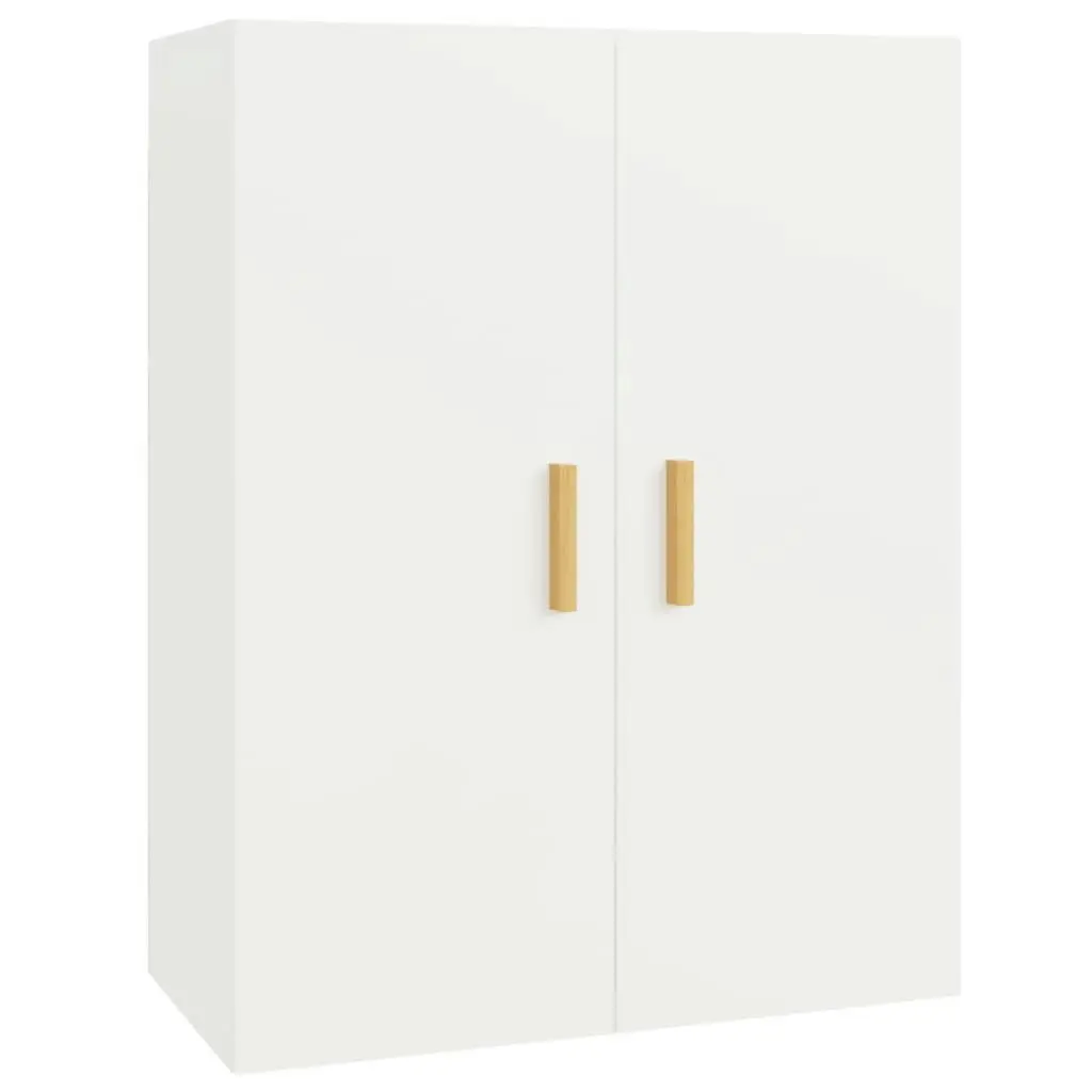 Hanging Wall Cabinet White 69.5x34x90 cm 812258