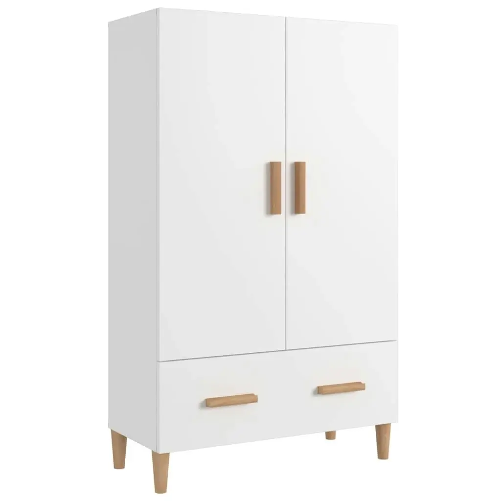 Highboard White 70x31x115 cm Engineered Wood 812528