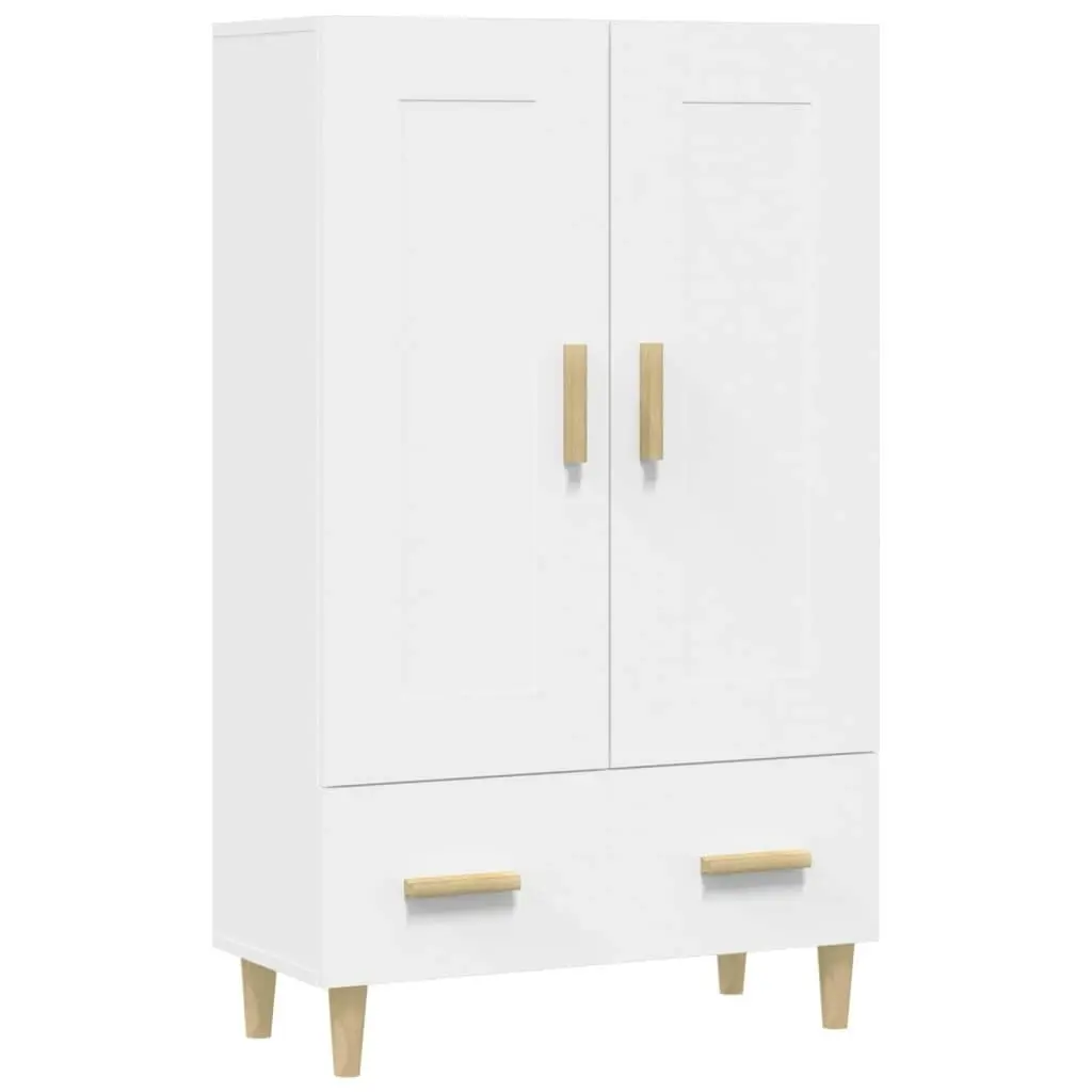 Highboard White 70x31x115 cm Engineered Wood 812564