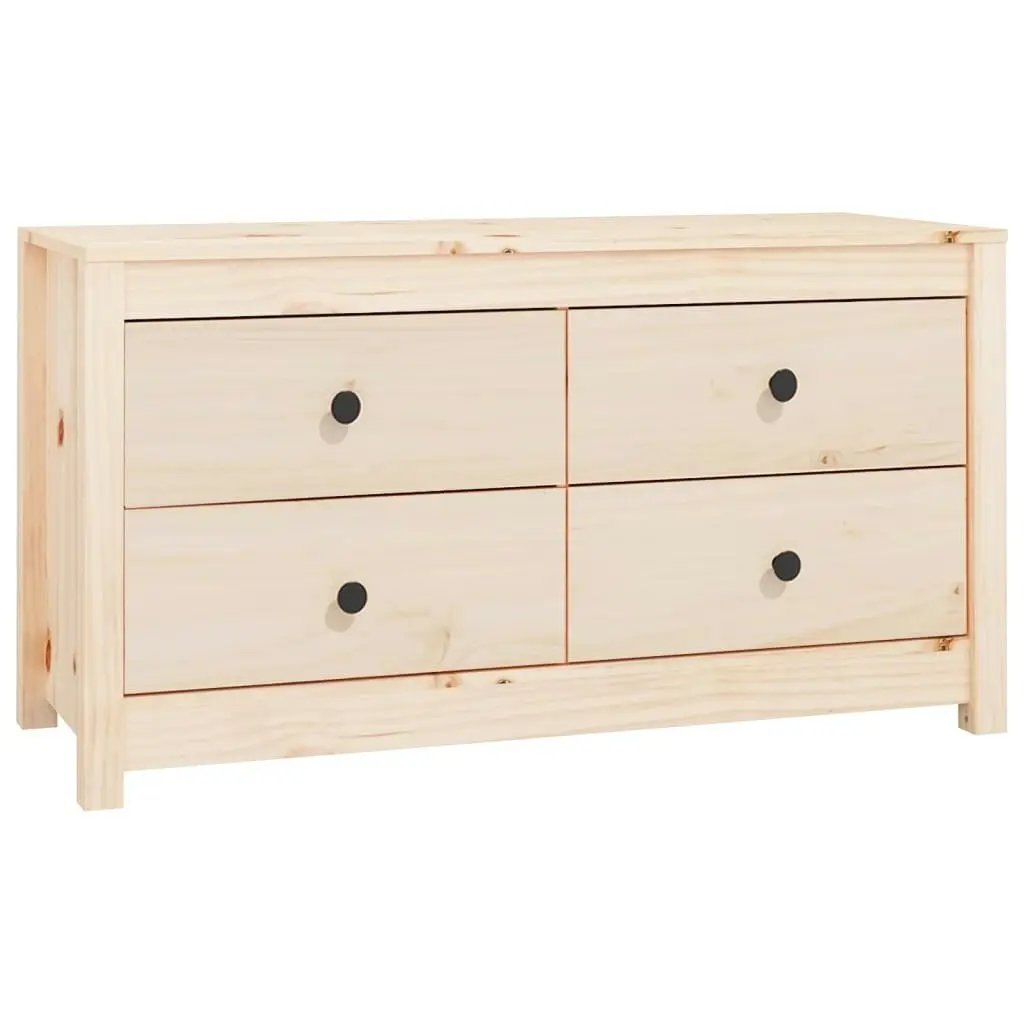 Side Cabinet 100x40x54 cm Solid Wood Pine 821774