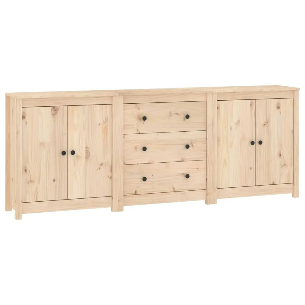 Sideboard 210x35x80 cm Solid Wood Pine 3114069