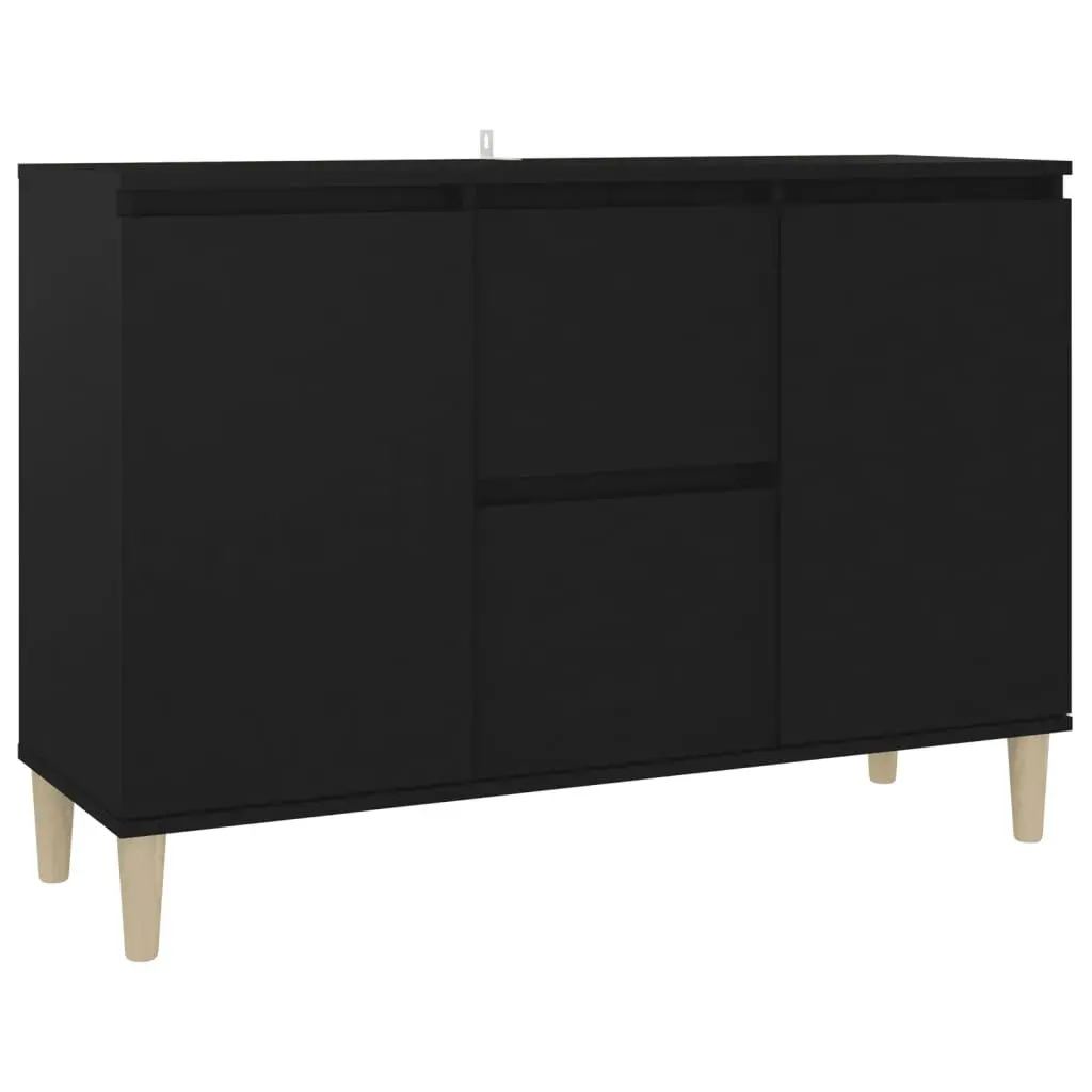 Sideboard Black 101x35x70 cm Engineered Wood 806104