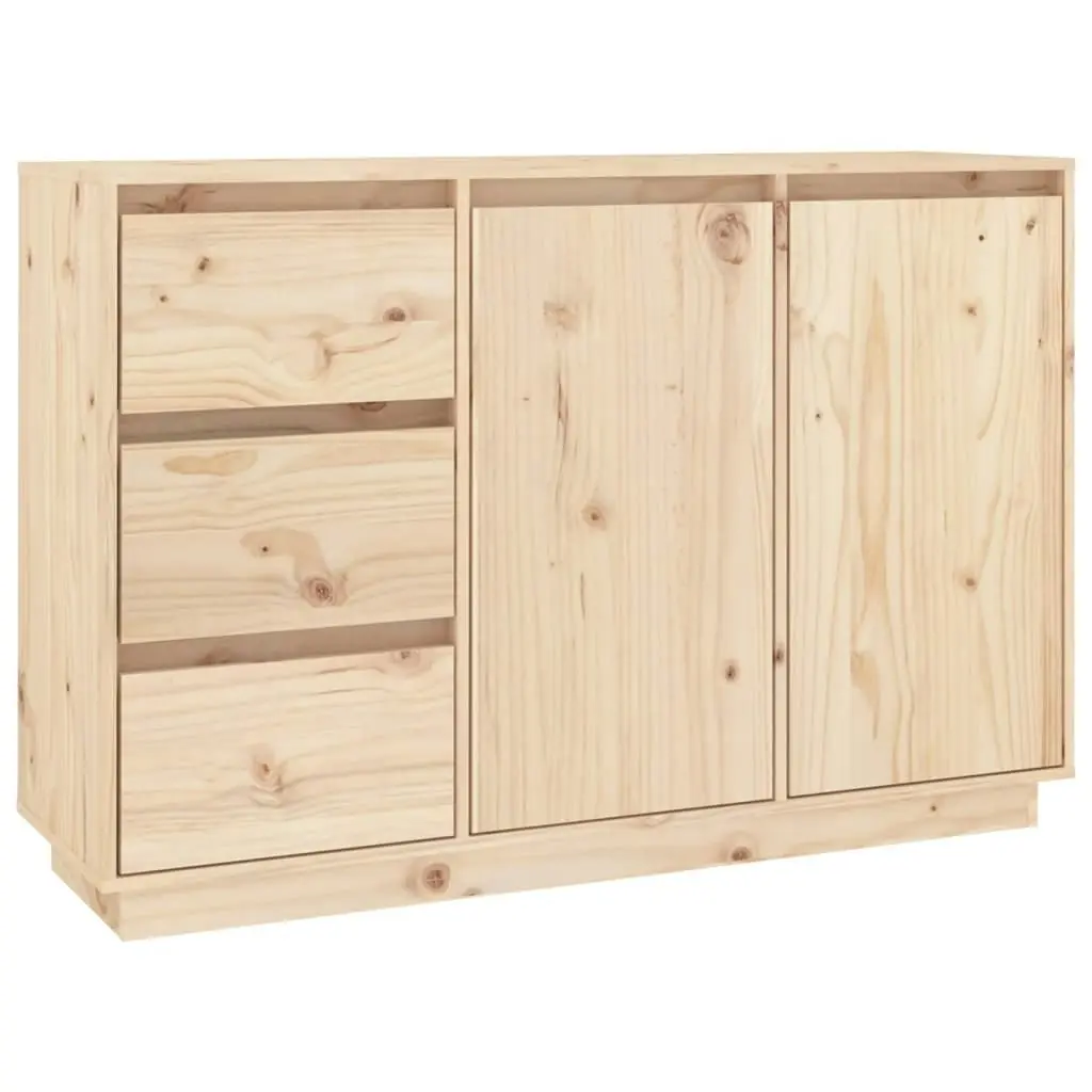 Sideboard 111x34x75 cm Solid Wood Pine 813804