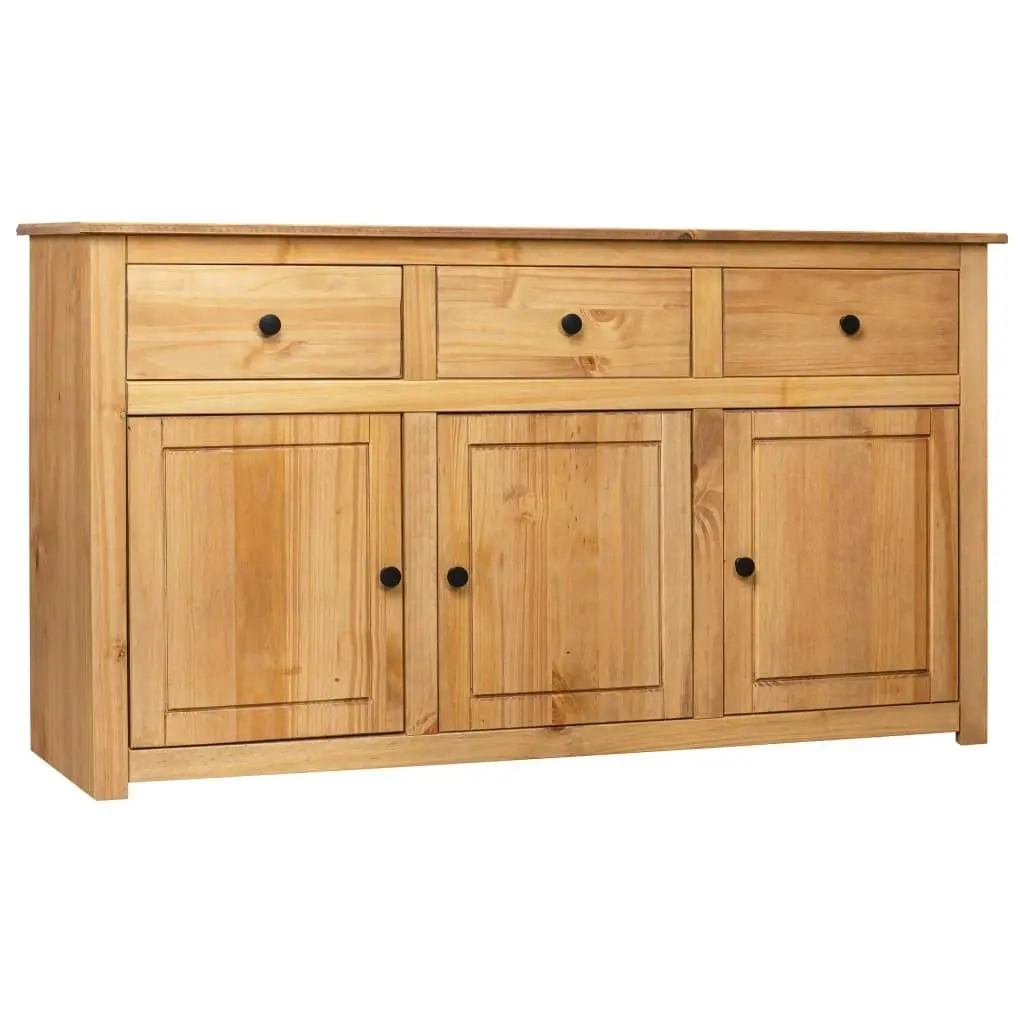 Sideboard 135x40x80 cm Solid Pinewood Panama Range 282703