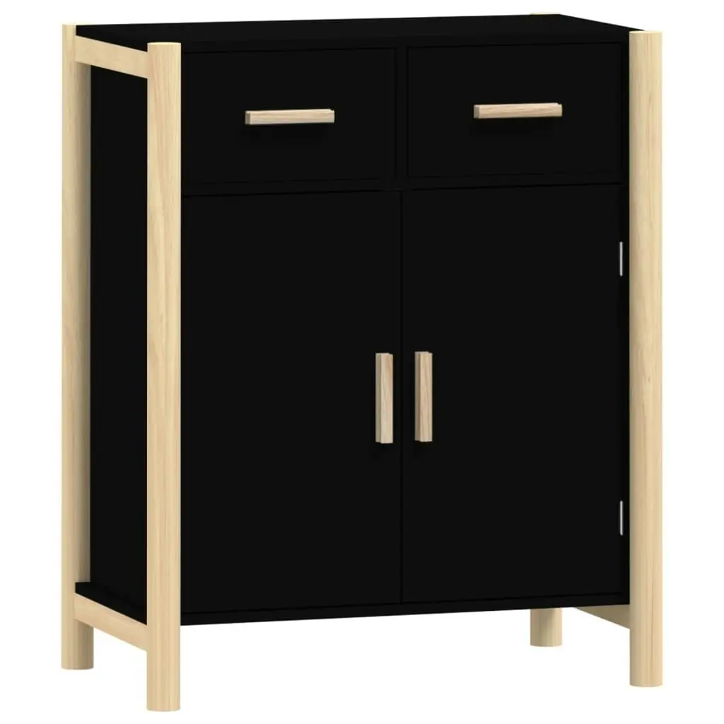 Sideboard Black 62x38x75 cm Engineered Wood 345676