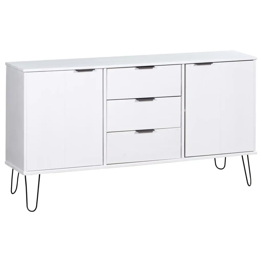 Sideboard "New York" White Solid Pine Wood 321137