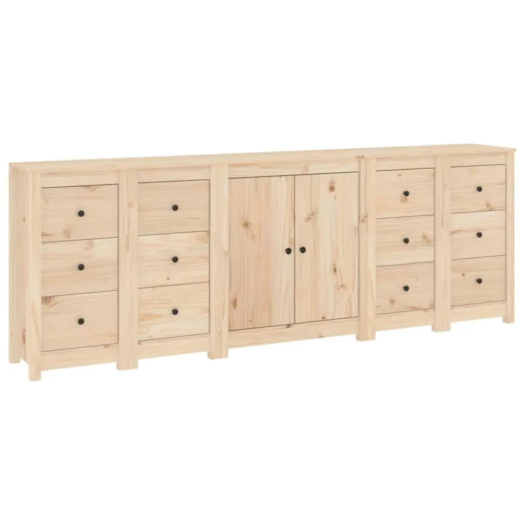 Sideboard 230x35x80 cm Solid Wood Pine 3114084