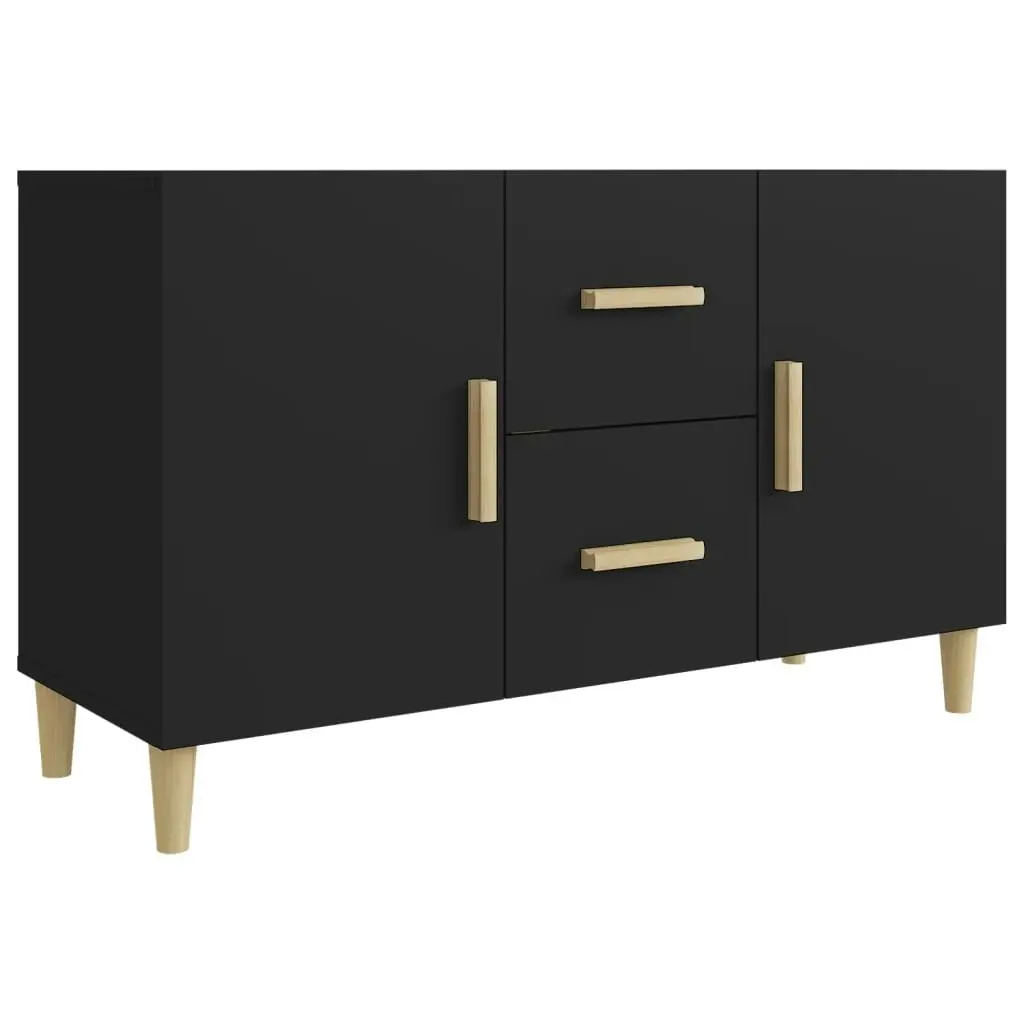 Sideboard Black 100x36x60 cm Engineered Wood 812511