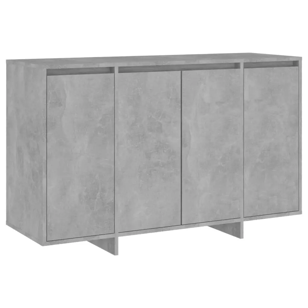 Sideboard Concrete Grey 120x41x75 cm Engineered Wood 809606