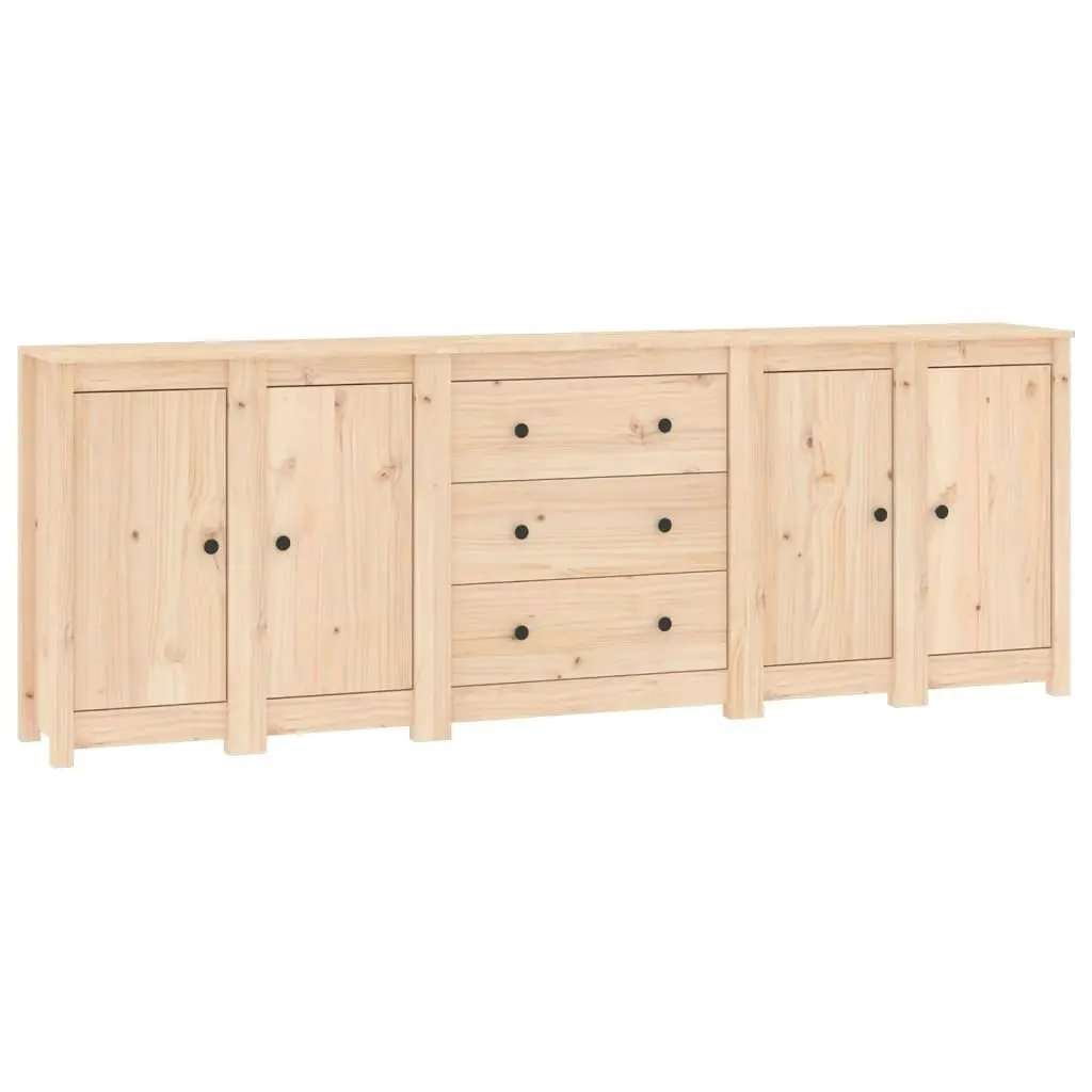 Sideboard 230x35x80 cm Solid Wood Pine 3114074