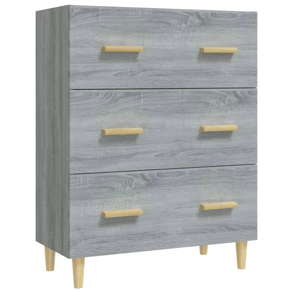 Sideboard Grey Sonoma 70x34x90 cm Engineered Wood 817346