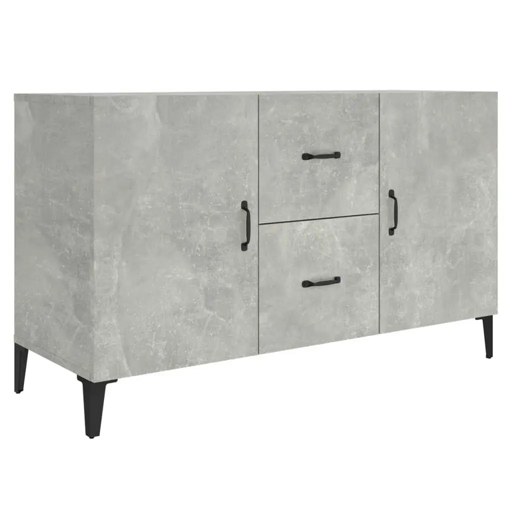 Sideboard Concrete Grey 100x36x60 cm Engineered Wood 812523