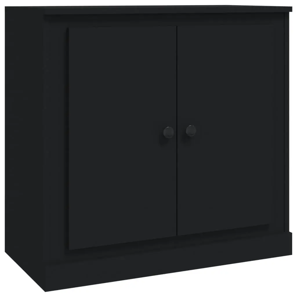 Sideboard Black 70x35.5x67.5 cm Engineered Wood 816185