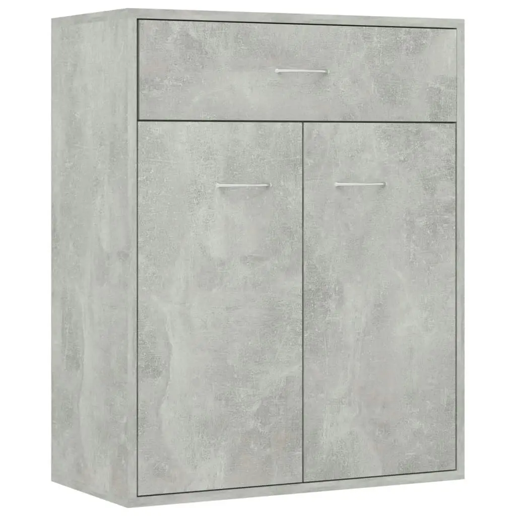 Sideboard Concrete Grey 60x30x75 cm Engineered Wood 800715