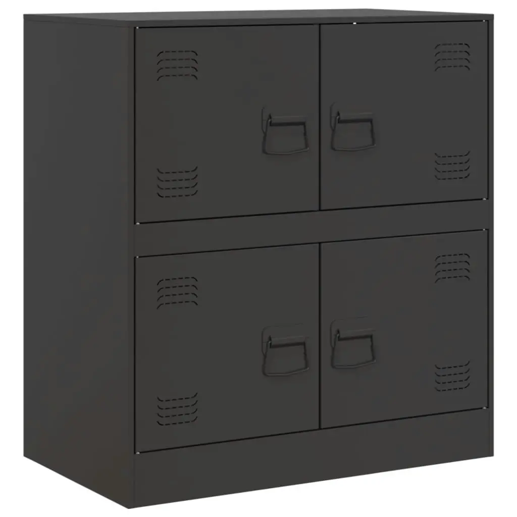 Sideboard Black 67x39x73 cm Steel 841649