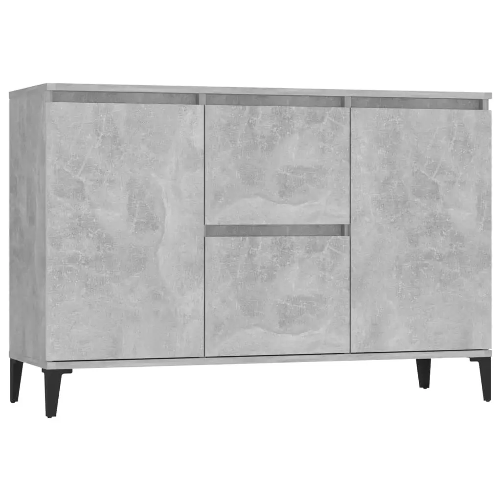 Sideboard Concrete Grey 104x35x70 cm Engineered Wood 806116