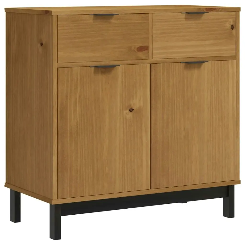 Sideboard FLAM 80x40x80 cm Solid Wood Pine 357827