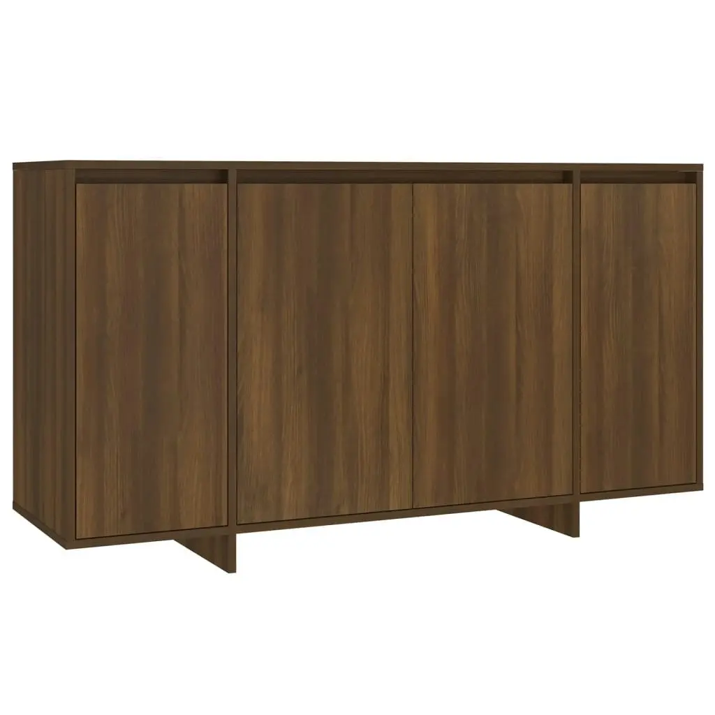 Sideboard Brown Oak 135x41x75 cm Engineered Wood 813058