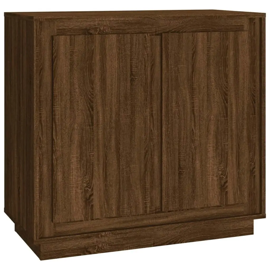 Sideboard Brown Oak 80x34x75 cm Engineered Wood 819891