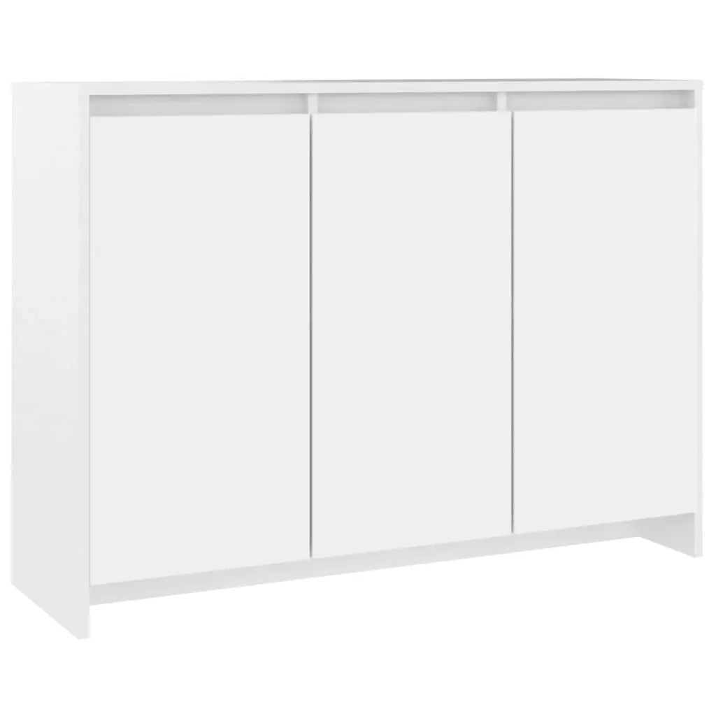 Sideboard White 102x33x75 cm Engineered Wood 809773