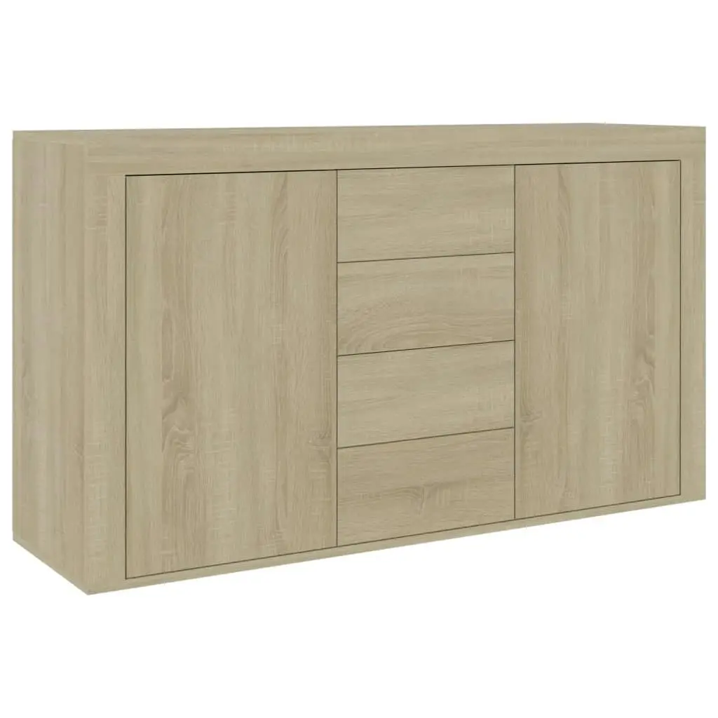 Sideboard Sonoma Oak 120x36x69 cm Engineered Wood 801844