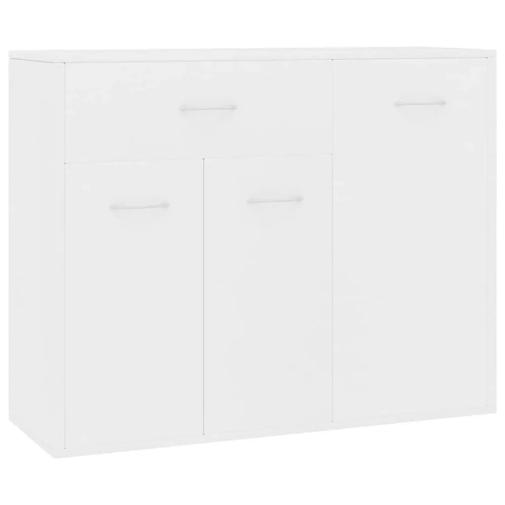 Sideboard White 88x30x70 cm Engineered Wood 800675