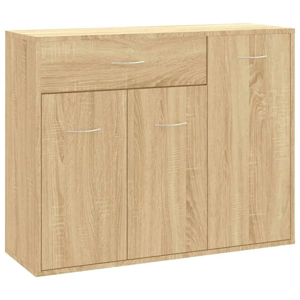 Sideboard Sonoma Oak 88x30x70 cm Engineered Wood 800678