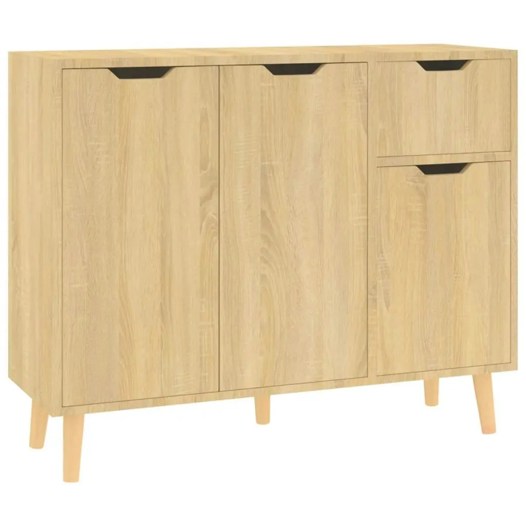 Sideboard Sonoma Oak 90x30x72 cm Engineered Wood 326816