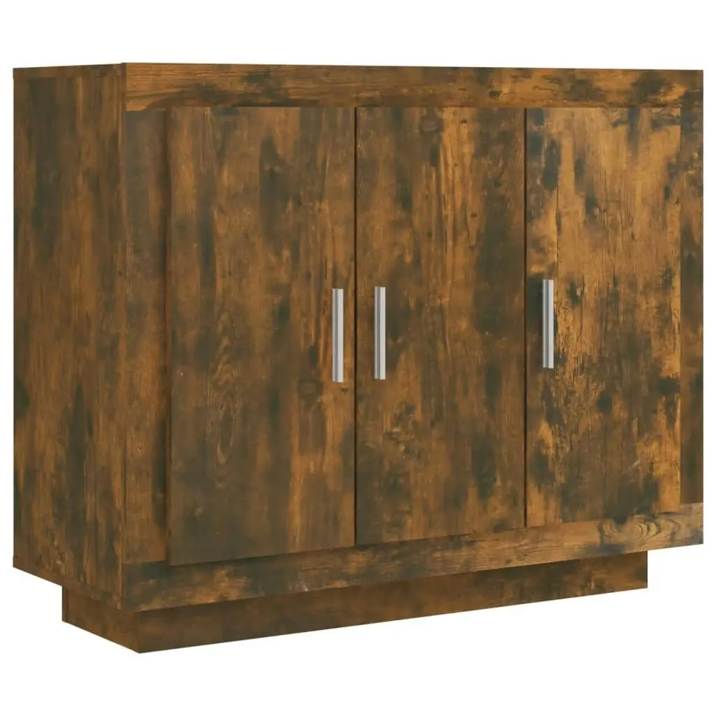 Sideboard Smoked Oak 92x35x75 cm Engineered Wood 817240