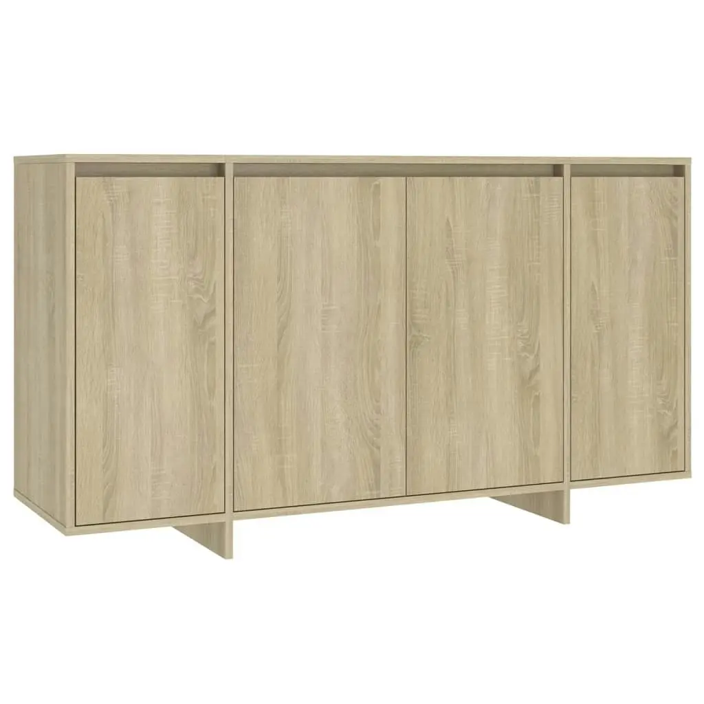 Sideboard Sonoma Oak 135x41x75 cm Engineered Wood 809596