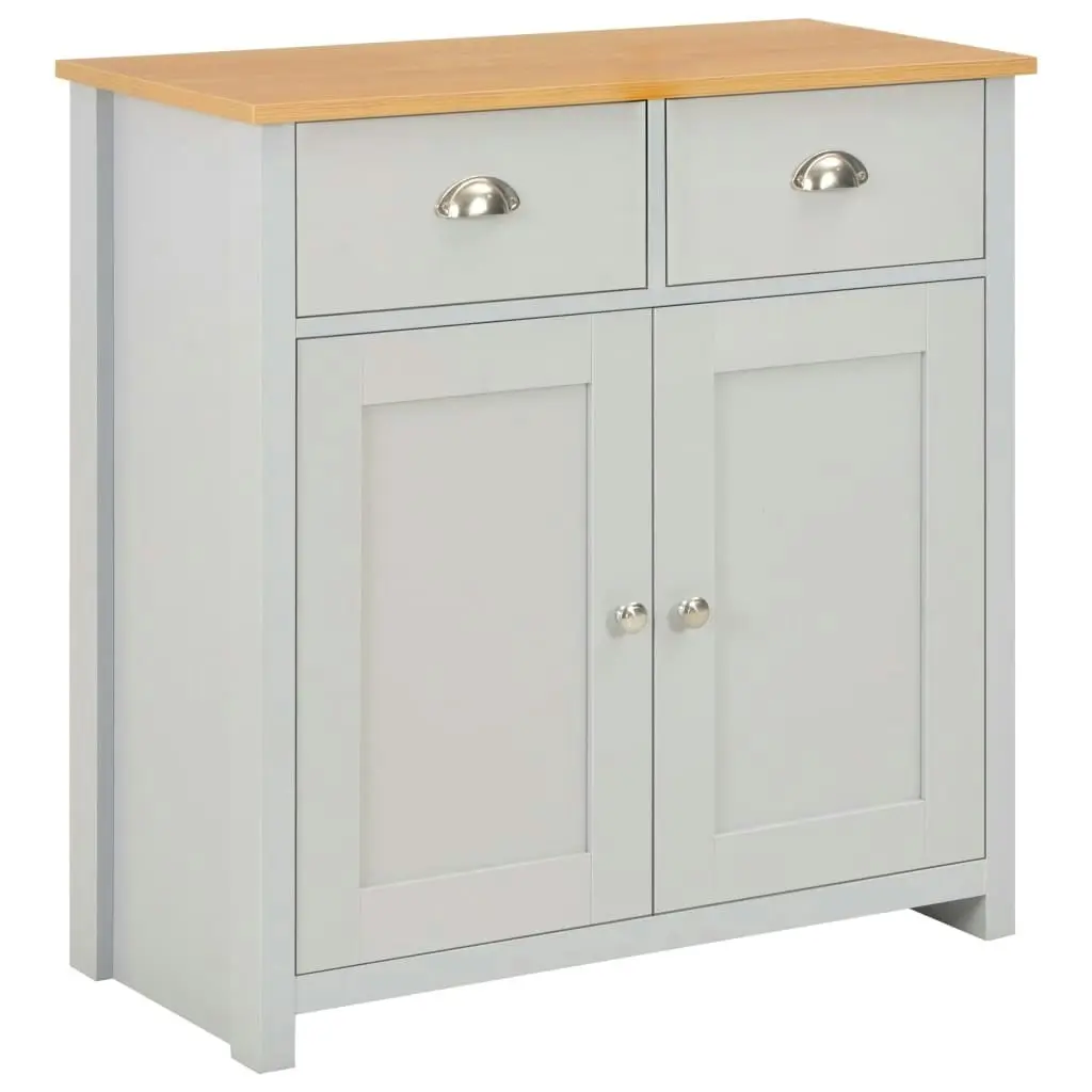 Sideboard Grey 79x35x81 cm 283742