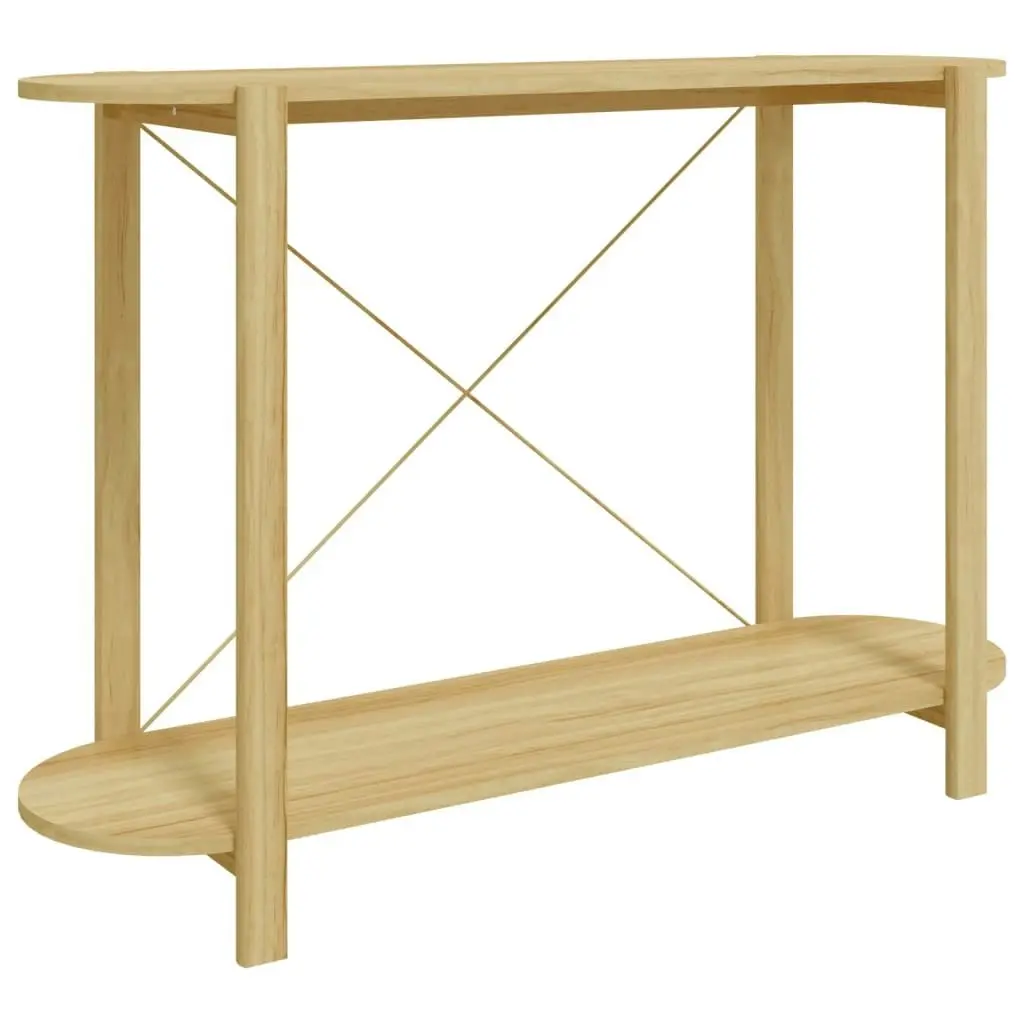 Console Table 110x38x75 cm Engineered Wood 345692